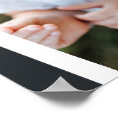 Poster Décor familial noir moderne (Coin)