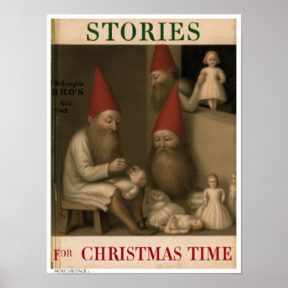 POSTER DÉCOR : ILLUSTRATION DE LIVRE D'ART VINTAGE