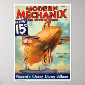 POSTER DÉCOR : ILLUSTRATION DE MAGAZINE VINTAGE