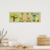 Poster Décor mignon personnalisé pour les enfants (Cuisine)