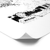 Poster Décor moderne de la maison NYC Voyage Croquis Mur (Coin)