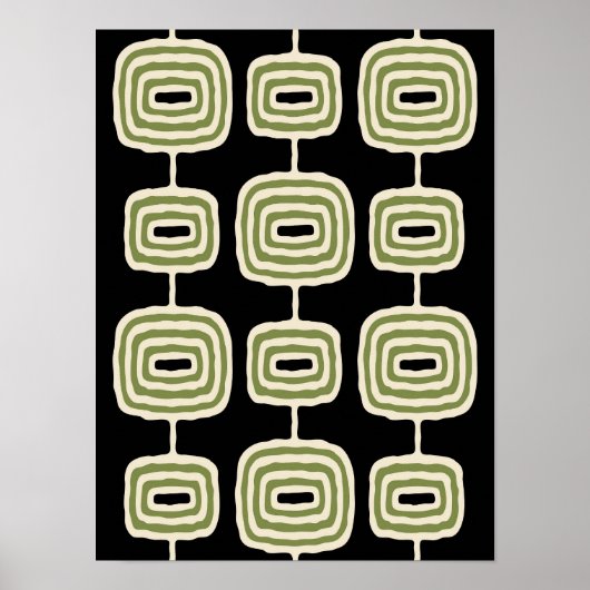 Poster Décor Moderne Du Milieu Du Siècle (Devant)