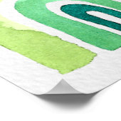 Poster Décor moderne Rainbow Nursery pour enfants (Coin)