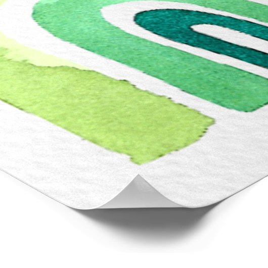 Poster Décor moderne Rainbow Nursery pour enfants (Coin)