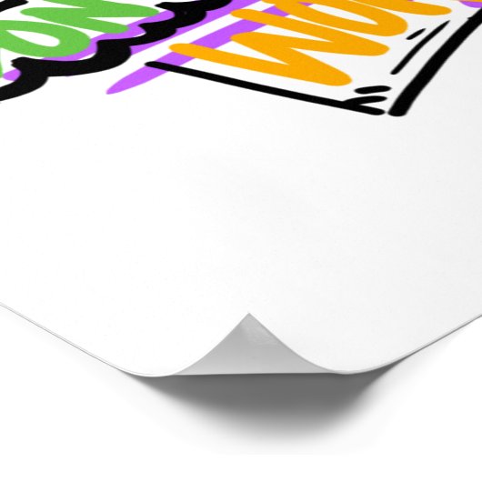 Poster Décor mur d'art abstrait (Coin)