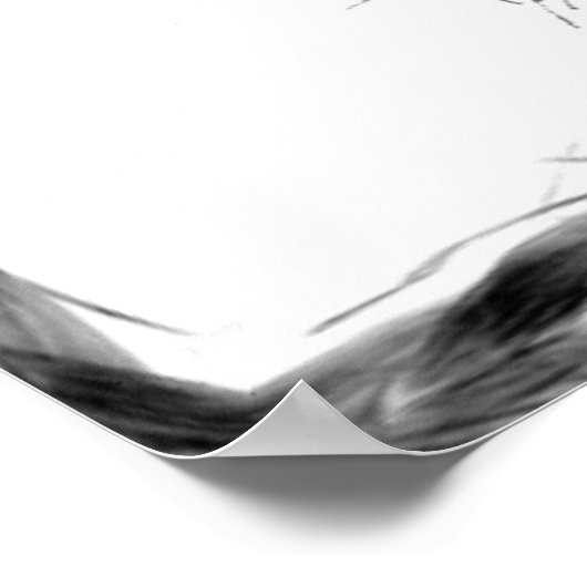 Poster Décor mural au crayon droit (Coin)