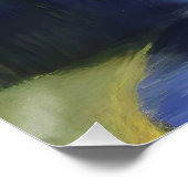 Poster Décor mural de fleurs délicates (Coin)