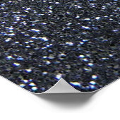 Poster Décor noir en ruban (Coin)