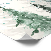 Poster Décor Nourriture de Noël en aquarelle mignonne (Coin)