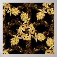 Décor oriental sans charme dans le style baroque