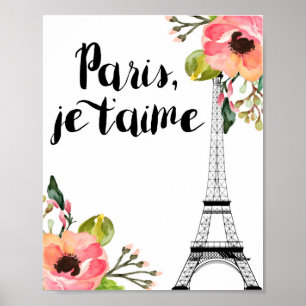 Poster Décor Paris, Paris Imprimer, Paris Décor