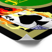 Poster Décor personnalisé de salle de poker (Coin)