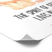 Poster Décor pour Enfants Verset Biblique L'Esprit de Die (Coin)