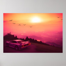 Décor Rétrowave et Synthwave