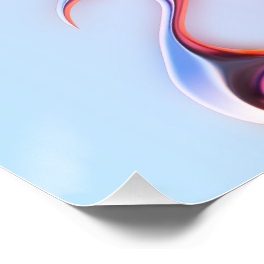 Poster Décor 'Soft Pastel & Chrome' (Coin)