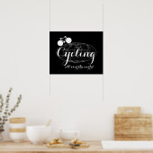 Poster Décor sportif à vélo cool (Cuisine)
