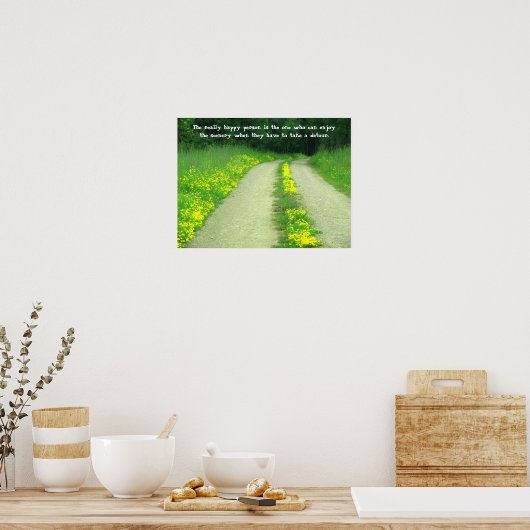 Poster Décor sur un détour (Cuisine)