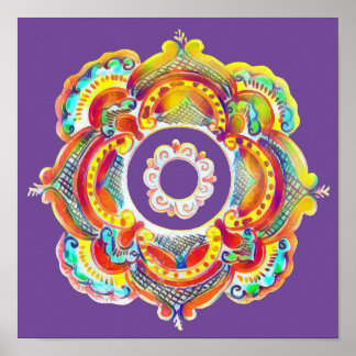 Poster Décor traditionnel ukrainien