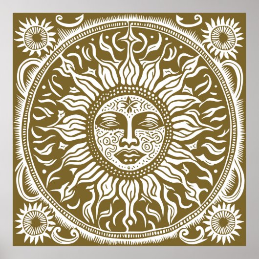 Poster Décor vintage (Devant)