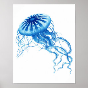 Poster Décor vintage de plage de l'impression No.3 d'art