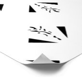 Poster Décoratif, Gris Charbon (Coin)