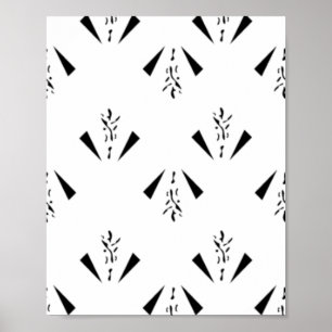 Poster Décoratif, Gris Charbon