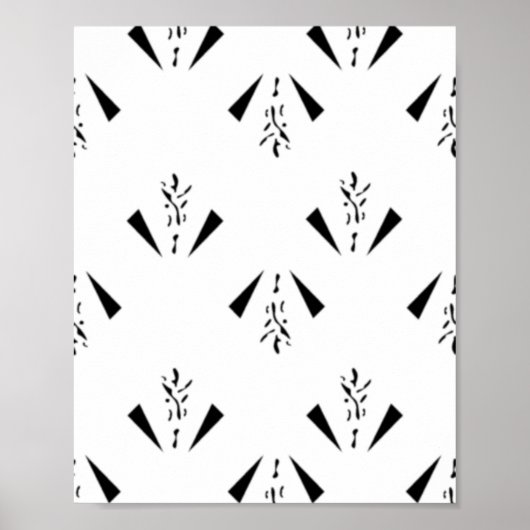 Poster Décoratif, Gris Charbon (Devant)