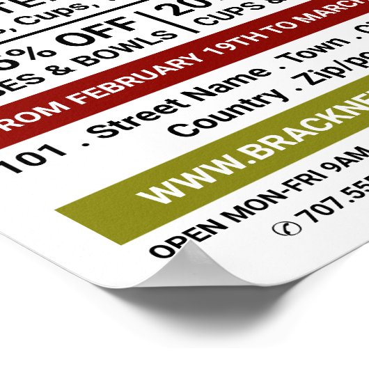 Poster Décorer Vase, Poterie Store, Potters Adoré (Coin)