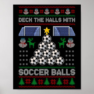 Poster Décorez Le Hall Avec Un T-Shirt De Noël Sale De Fo