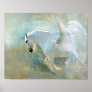 Poster Découpage Cheval Pegasus Étonnant