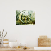Poster Découpage de la lune mystique (Cuisine)