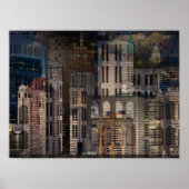 Poster Découpage de l'architecture de ville 3 (Devant)