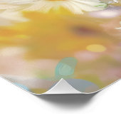 Poster Découpage des Fleurs sauvages de printemps de Pomé (Coin)