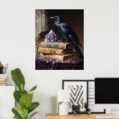 Poster Découpe de corbeau et gothique améthyste (Bureau à domicile)