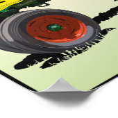 Poster Découpe de ligne modèle 77 (Coin)