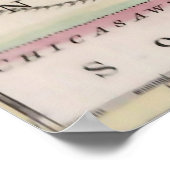 Poster Découverte De La Carte De L'Est Des États-Unis (17 (Coin)