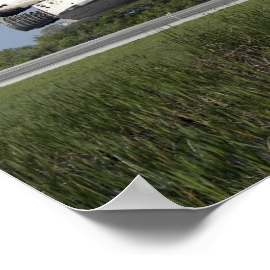 Poster Découverte de la navette spatiale atterrit sur la (Coin)