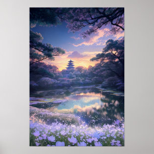 Poster Découverte de la Pagode Enchantante