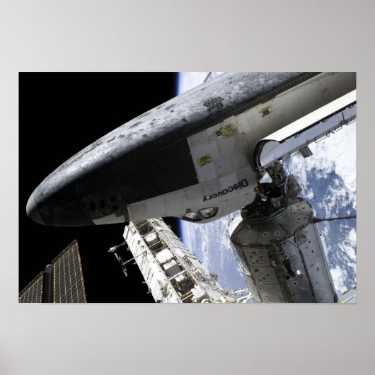 Poster Découverte de navette spatiale ancrée (Devant)