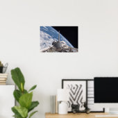 Poster Découverte de navette spatiale rétropassée par la  (Bureau à domicile)