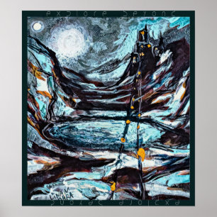 Poster Découvrez Au-delà d'un art imaginaire avec un chât