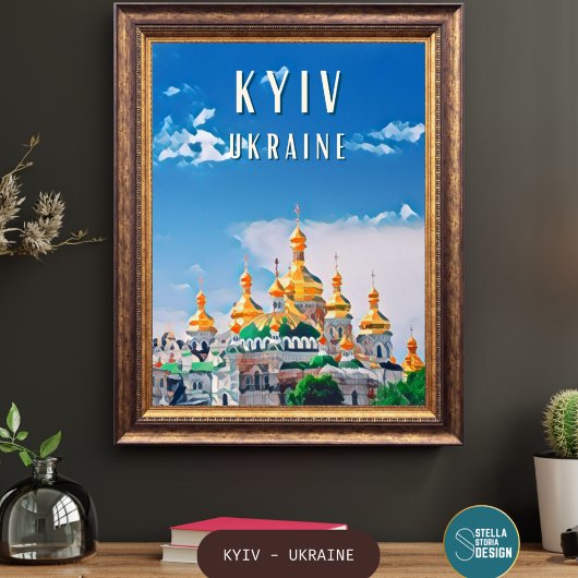 Poster Découvrez la beauté de Kiev