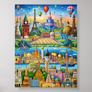 Poster Découvrez la beauté de la diversité culturelle