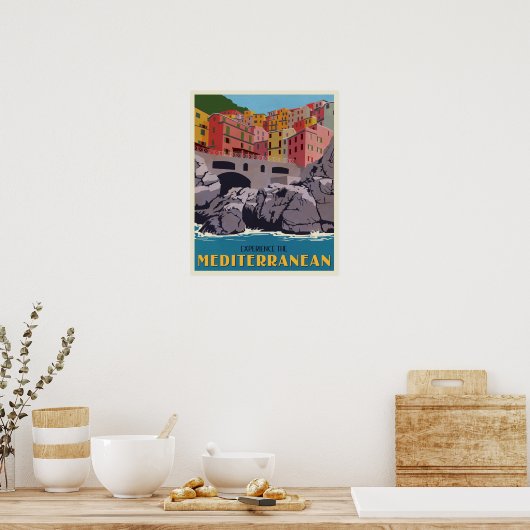 Poster Découvrez la Méditerranée (Cuisine)