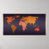 Poster Découvrez l'affiche de la carte du monde (Devant)