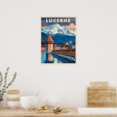 Poster Découvrez le charme de Lucerne (Cuisine)