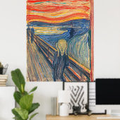 Poster Découvrez le pouvoir du cri de Munch (Bureau à domicile)