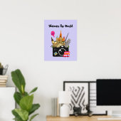 Poster Découvrez les monuments européens avec caméra (Bureau à domicile)