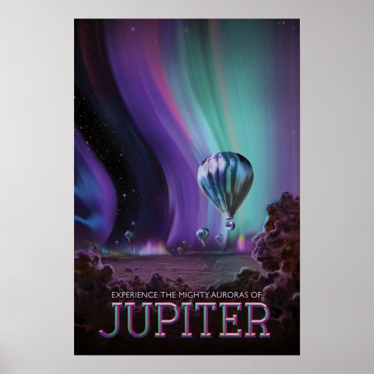 Poster Découvrez Les Puissants Aurores De JUPITER NASA JP (Devant)