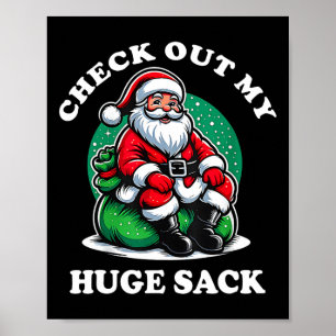 Poster Découvrez Mon immense sac Père Noël Noël 2024 2